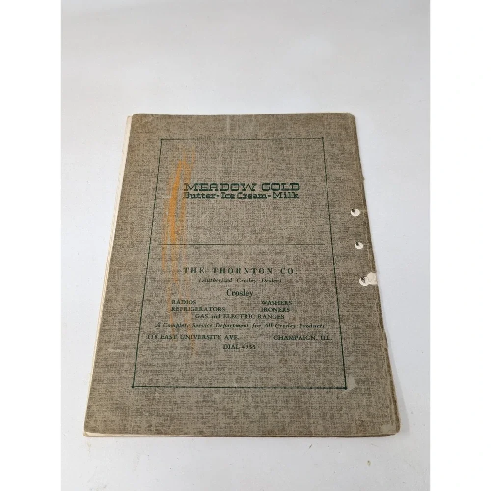 Mckinley Foundation University of Illinois Yearbook Vintage‎ Antique 1938 Church